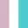 turquoise, white, rose