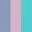 turquoise, light blue, rose